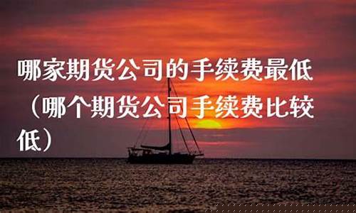哪个期货平台手续费低(期货哪个品种手续费最低)_http://www.hanbangwangye.com_上期所_第1张