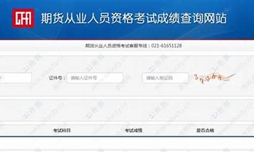 期货成绩查询入口(期货考试分数查询)_http://www.hanbangwangye.com_上期所_第1张