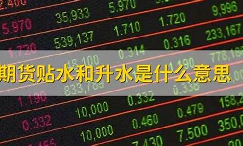 期货贴水好还是升水好(期货交易升水和贴水)_http://www.hanbangwangye.com_中金所_第1张