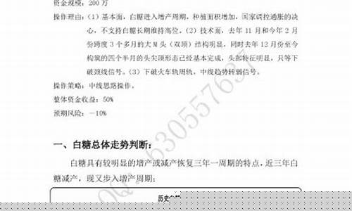 期货投资计划书(期货投资计划书范文)_http://www.hanbangwangye.com_郑商所_第1张